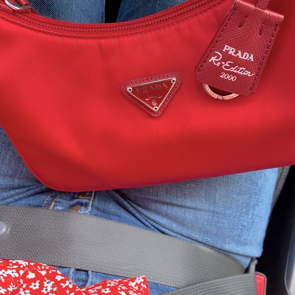 Prada 2000 re-edition in red
